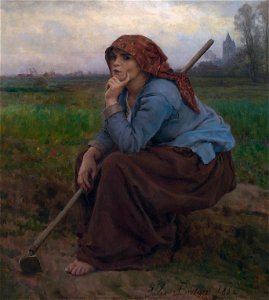 Jonge boerin met een hak - s0386M1988 - Van Gogh MuseumFXD
