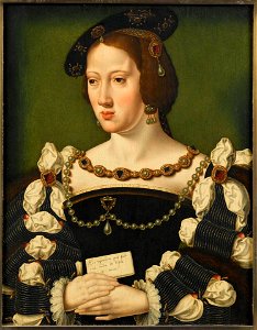 Joos van Cleve - Eleonore of Austria - Musée Condé