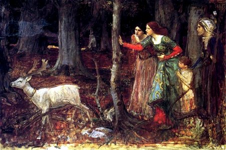 John William Waterhouse - The Mystic Wood
