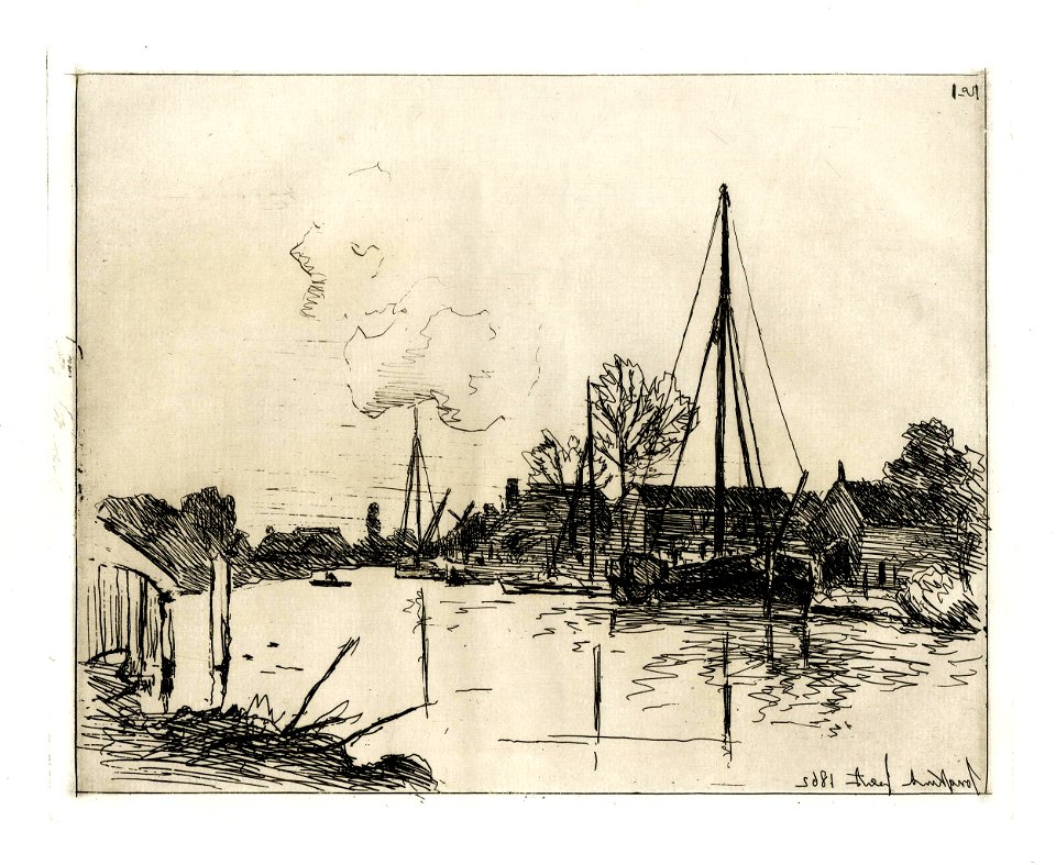 Jongkind - Le canal, 1949,0411.4264