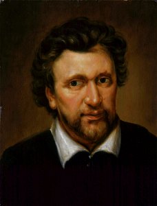 Benjamin Jonson by Abraham van Blyenberch retouched