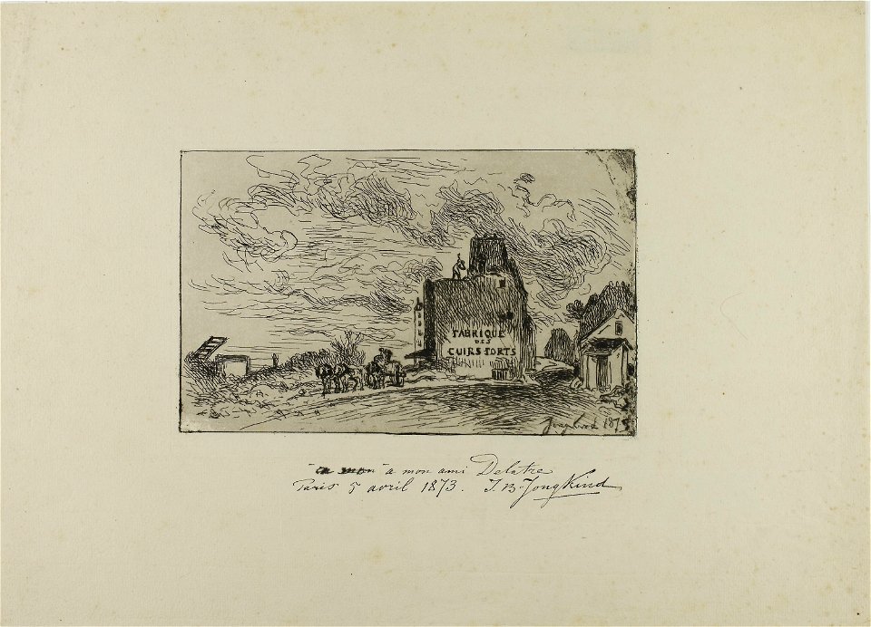 Jongkind - Demolition of the Rue des Francs-Bourgeois Saint Marcel, 2010.537