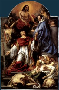 Jordaens St Charles Cares for the Plague Victims of Milan