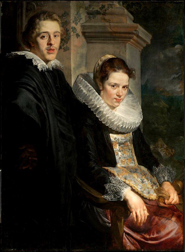 Jordaens Portrait of a Young Married Couple