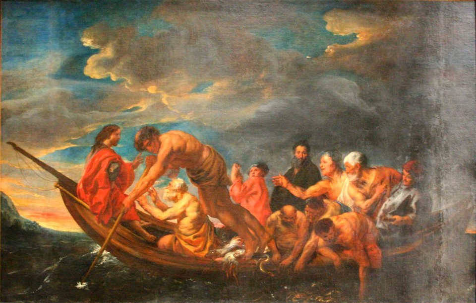 Jordaens La pêche miraculeuse