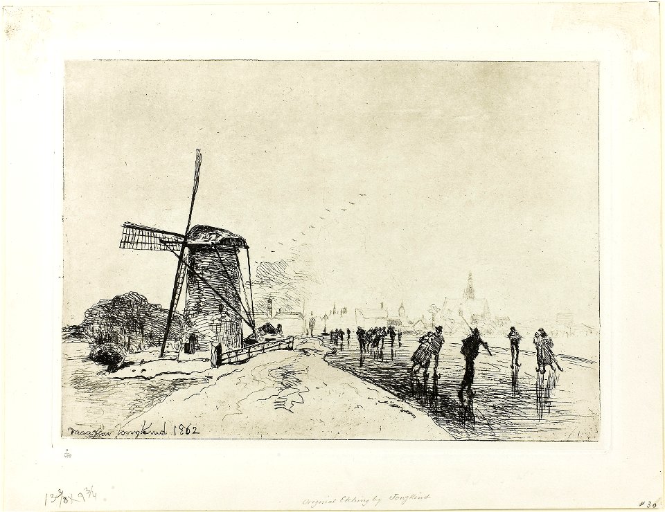 Jongkind - View of the Town of Maassluis, 1908.425
