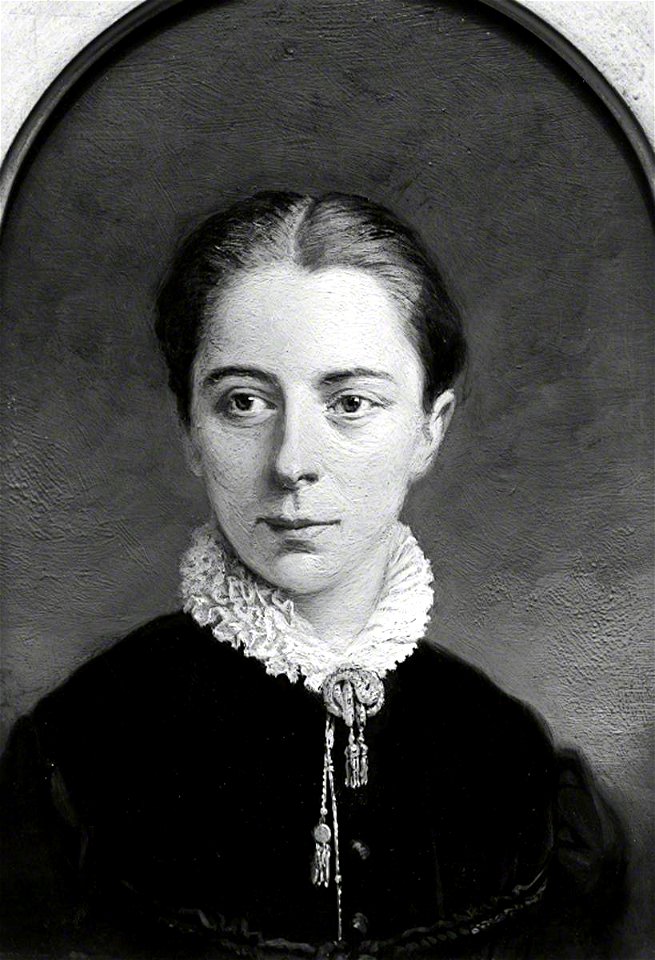 Jonathan Pratt (1835-1911) - Mrs Allen E. Everitt (panel in the Everitt Cabinet) - 1892P41.5 - Birmingham Museums Trust