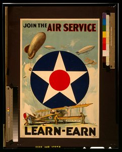 Join the Air Service-Learn-Earn - W.Z. ; Forbes, Boston. LCCN2002707408. Free illustration for personal and commercial use.