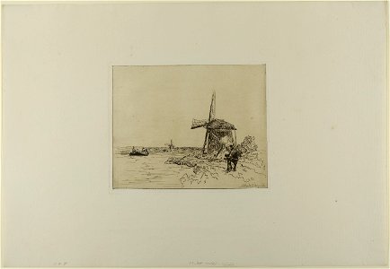 Jongkind - The Towpath, from Cahier de six eaux-fortes, vues de Hollande, 2009.677