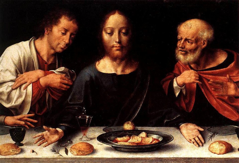 Joos van Cleve - Altarpiece of the Lamentation (detail) - WGA5043