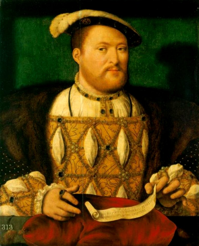 Joos van Cleve - Portret van Hendrik VIII (1491-1547), koning van Engeland - RCIN 403368 - Royal Collection