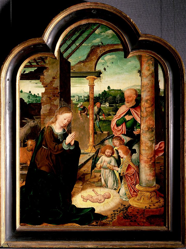 Joos van Cleve - Geburt Christi - GG 6347 - Kunsthistorisches Museum