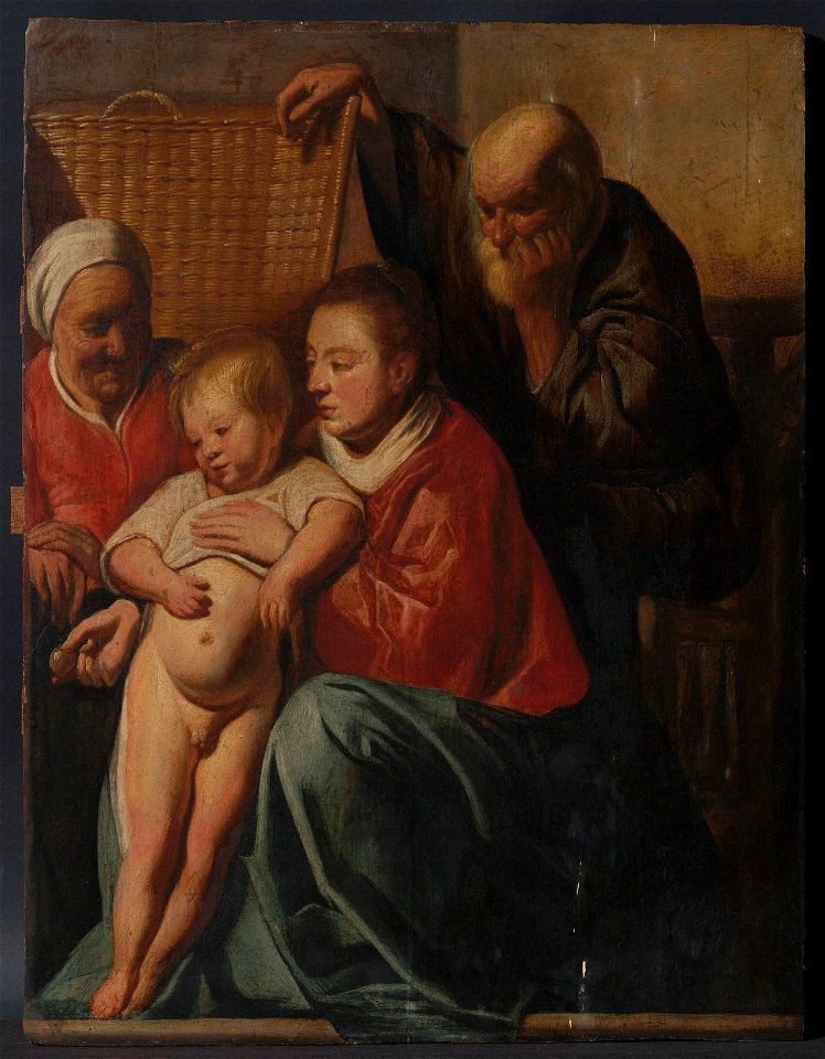 Jacob Jordaens, De Heilige Familie, 1617-1618