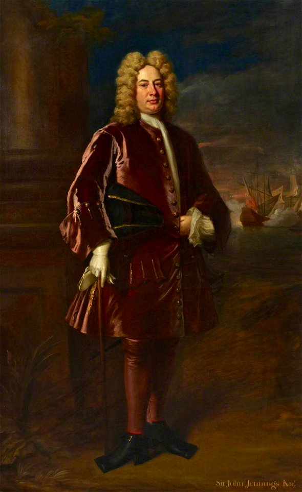 Jonathan Richardson the elder (1667-1745) - Admiral Sir John Jennings (1664–1743) - BHC2806 - Royal Museums Greenwich