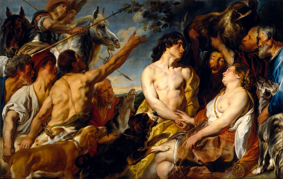 Jacob Jordaens - Meleager and Atalanta, 1620-1650