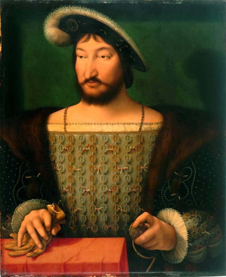 Joos van Cleve - Portrait of Francis I, King of France (ca. 1532-1533) - Google Art Project
