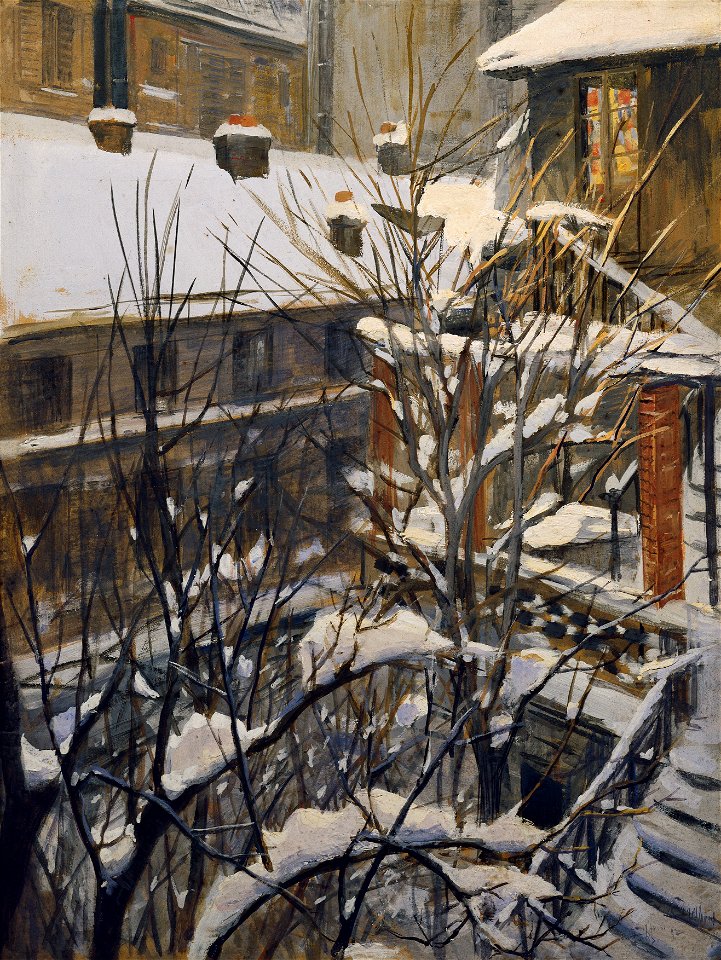Josef Engelhart - Blick aus meinem Fenster - 1039 - Österreichische Galerie Belvedere