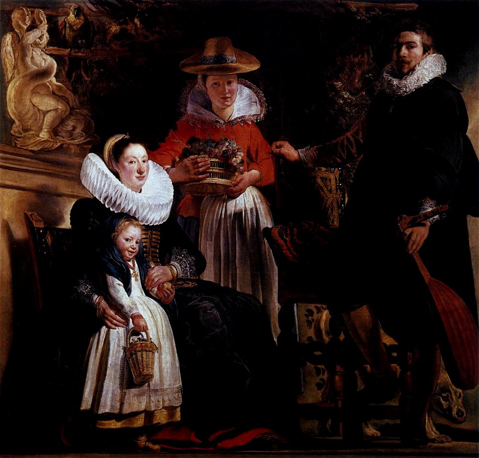 Jordaens Family of the artist