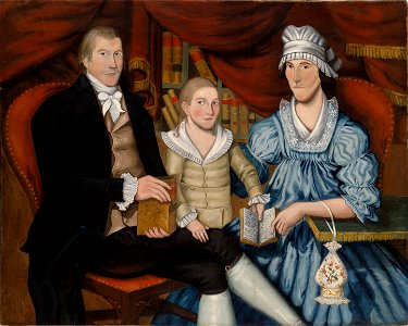 Jonathan Budington - Portrait of George Eliot and Family - 1983.98 - Yale University Art Gallery