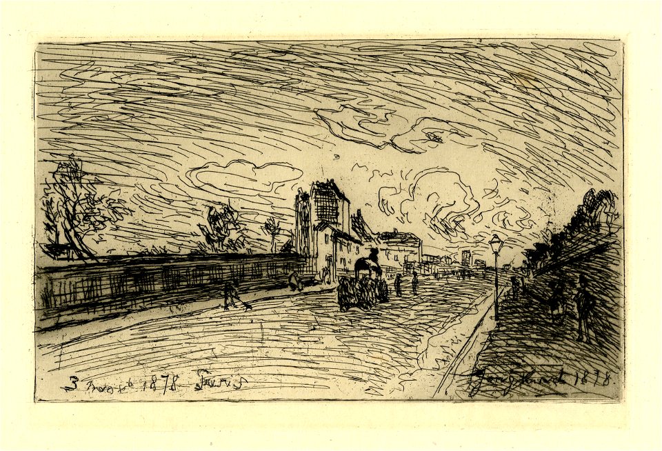 Jongkind - Sortie de la maison Cochin (Faubourg Saint-Jacques), 1949,0411.4260