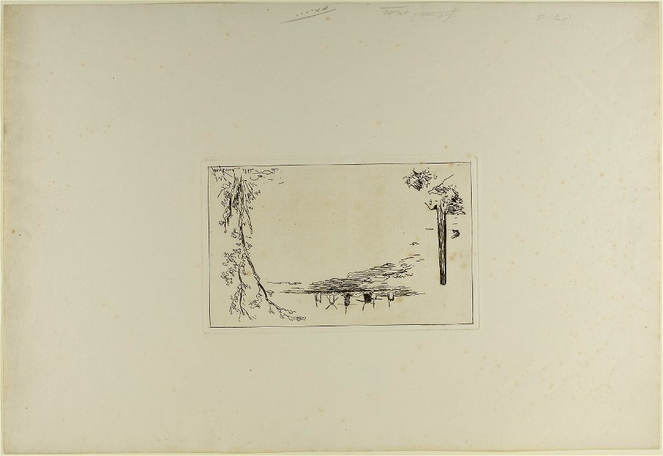 Jongkind - Title Page, from Cahier de six eaux-fortes, vues de Hollande, 2009.672