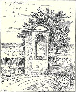 Josef Brož (1866-1949) - kaplička na mostě u Oujezdce