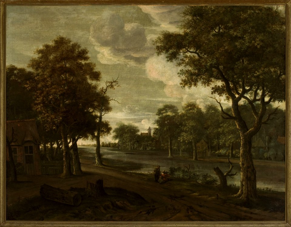 Joris van der Haagen - Riverside landscape - M.Ob.2490 MNW - National Museum in Warsaw