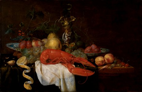 Joris van Son - Fruchtstilleben mit Hummer - 219 - Staatliche Kunsthalle Karlsruhe
