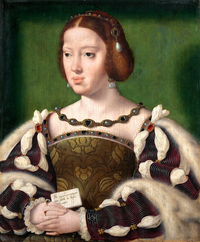 Joos van Cleve, , Kunsthistorisches Museum Wien, Gemäldegalerie - Königin Eleonore von Frankreich (1498-1558) - GG 6079 - Kunsthistorisches Museum