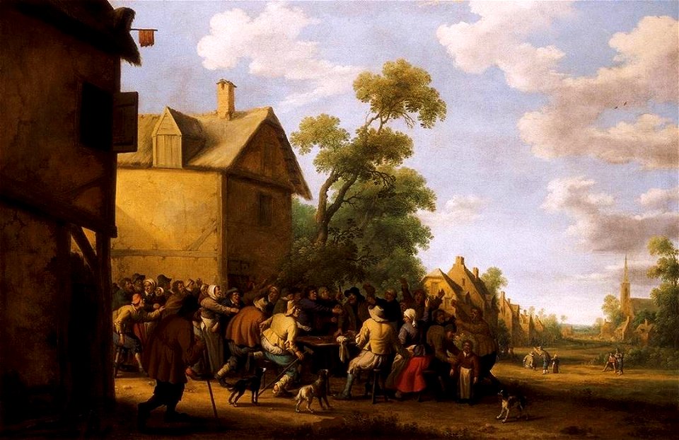 Joost Cornelisz. Droochsloot - Brawling Peasants - WGA6682
