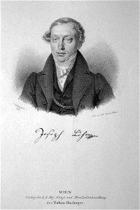Josef Böhm Violinist Litho