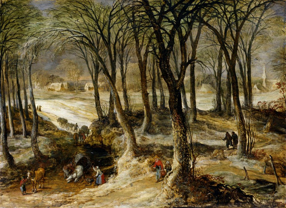 Joos de Momper (II) - Winterlandschap - Gal.-Nr. 875 - Staatliche Kunstsammlungen Dresden