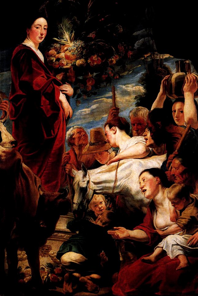 Jordaens Offering to Ceres Goddess of Harvest
