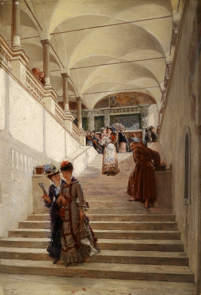 Jose Frappa Aufgang zur Galerie