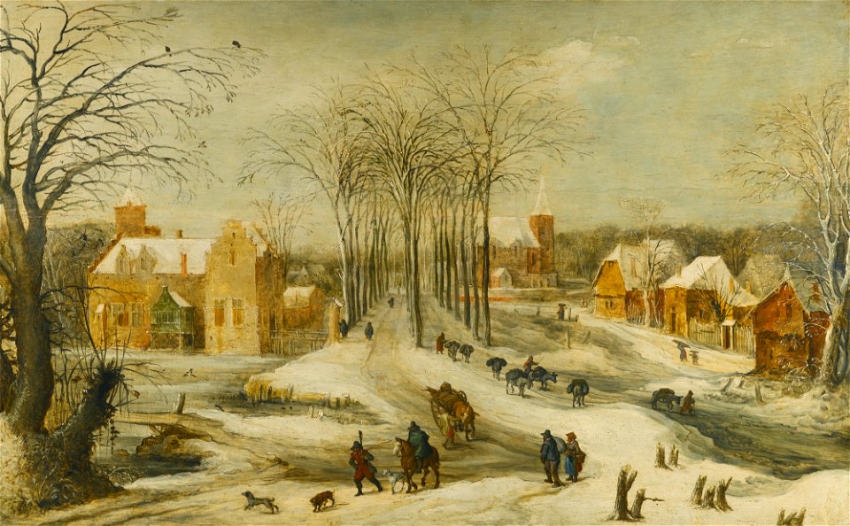 Joos de Momper - Winter Landscape 204L13033 6XXKN