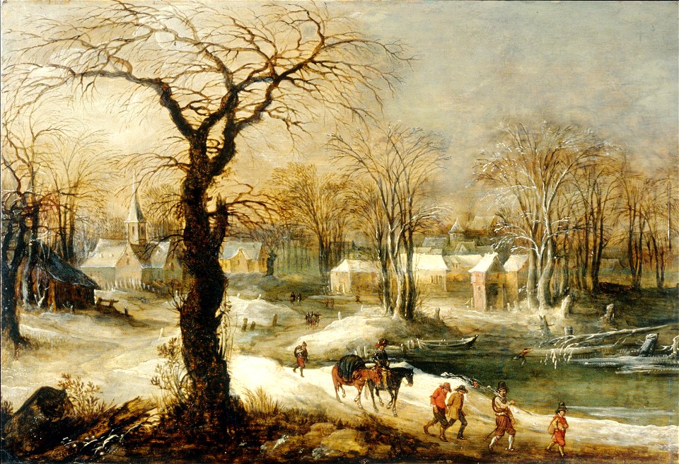 Joos de Momper the younger - Winter Landscape - Walters 37363