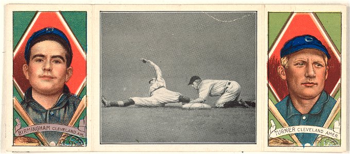 Jos. Birmingham-Terence Turner, Cleveland Naps, baseball card portrait LCCN2008678469