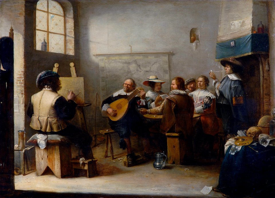 Joos van Craesbeeck - The painter’s studio
