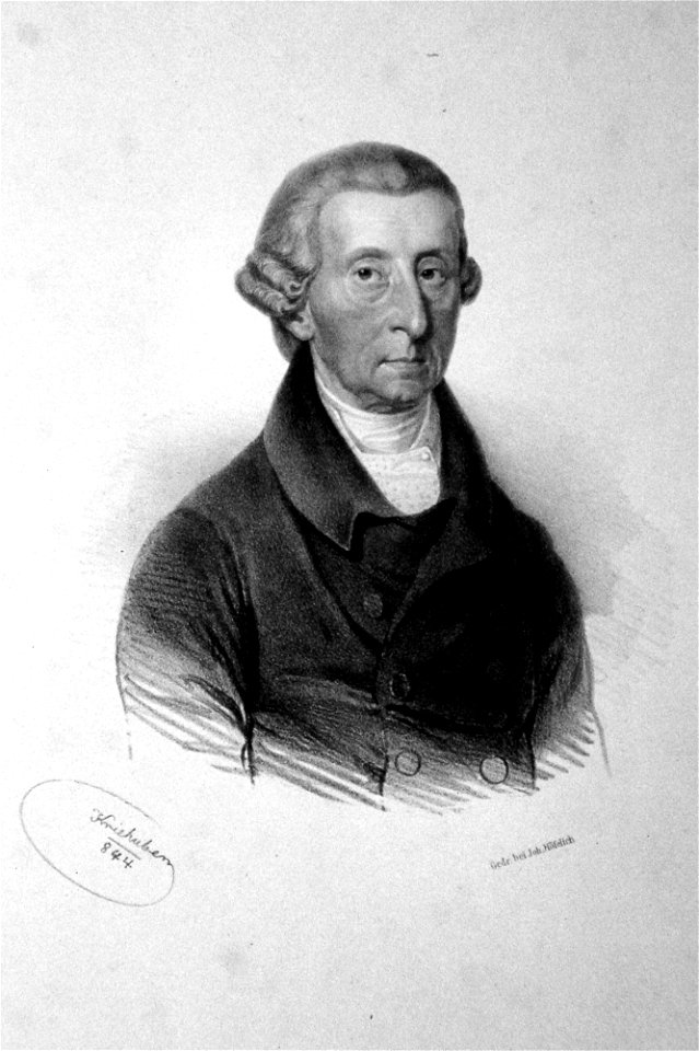 Josef Alois Juestel Litho by Joseph Kriehuber