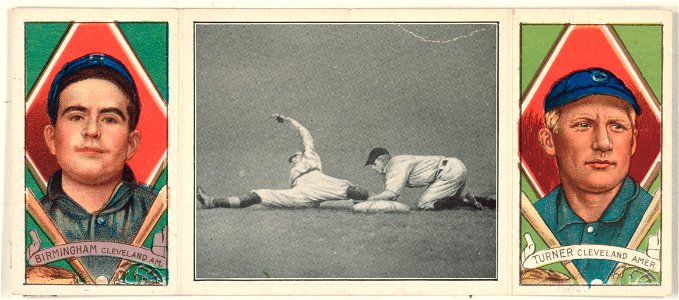 Jos. Birmingham-Terence Turner, Cleveland Naps, baseball card portrait LCCN2008678469