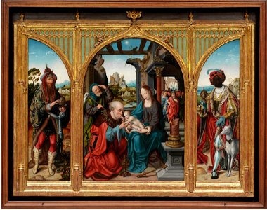 Joos van der Beke van Cleve - Adoration of the Magi - 45.420 - Detroit Institute of Arts