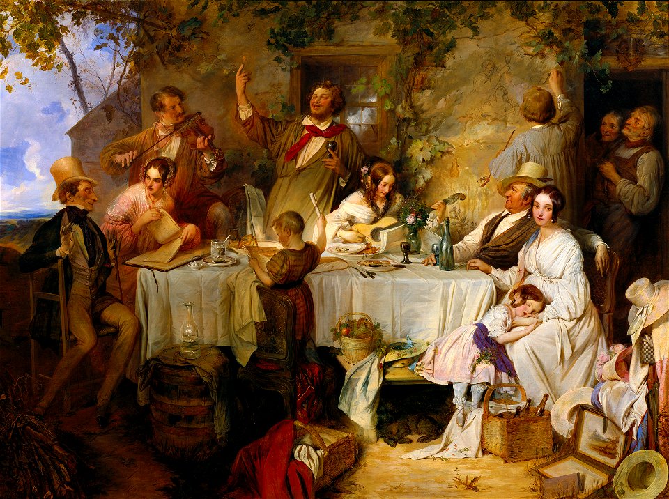 Josef Danhauser - Wein, Weib und Gesang - 8860 - Österreichische Galerie Belvedere