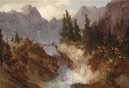 Josef Brunner Parthie aus dem Maltathale 1870