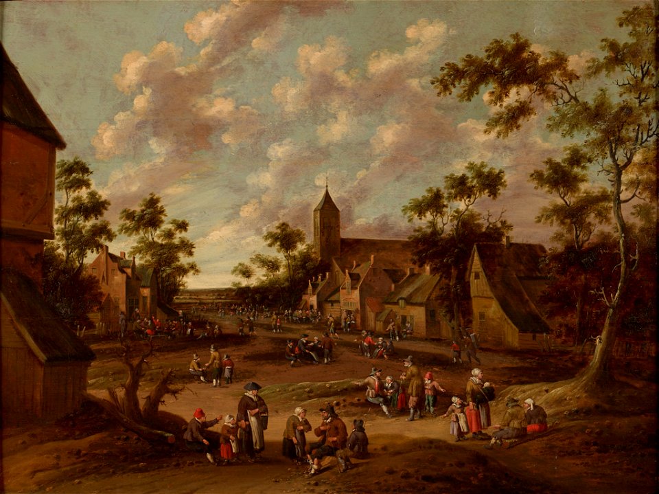 Joost Cornelisz. Droochsloot - Village Festival - 04.144 - Rhode Island School of Design Museum