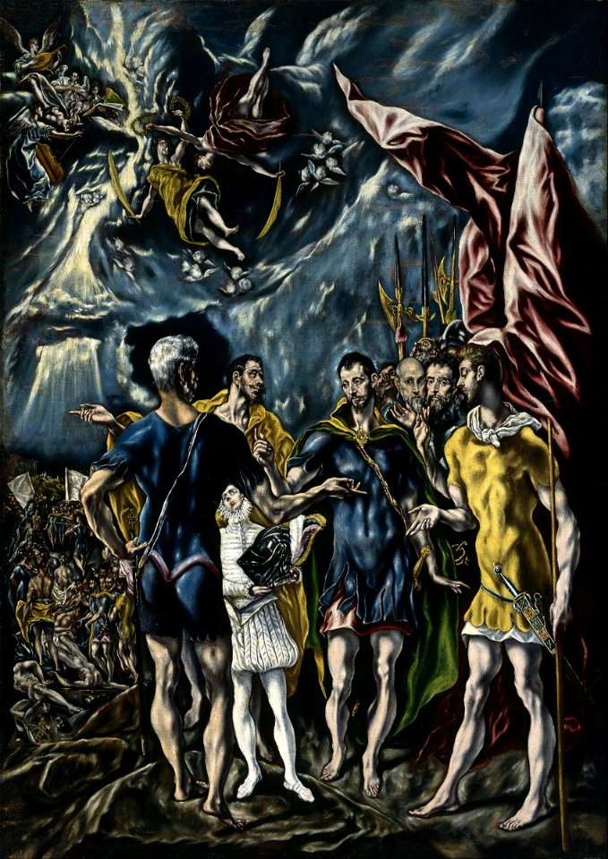 Jorge Manuel Theotocopoulos - The Martyrdom of Saint Maurice - Google Art Project