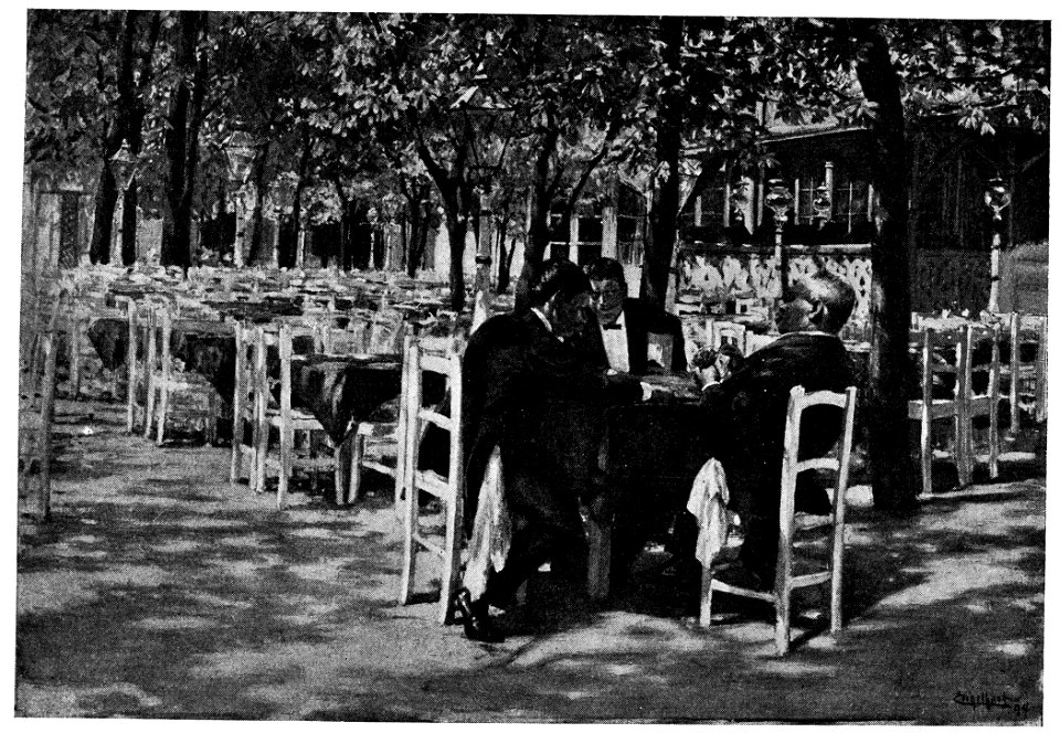 Josef Engelhart Ein stiller Morgen im Prater 1914 dgE