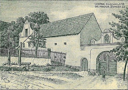 Josef Brož (1866-1949) - živnost u Dejmků ve Lhotce Chocholaté