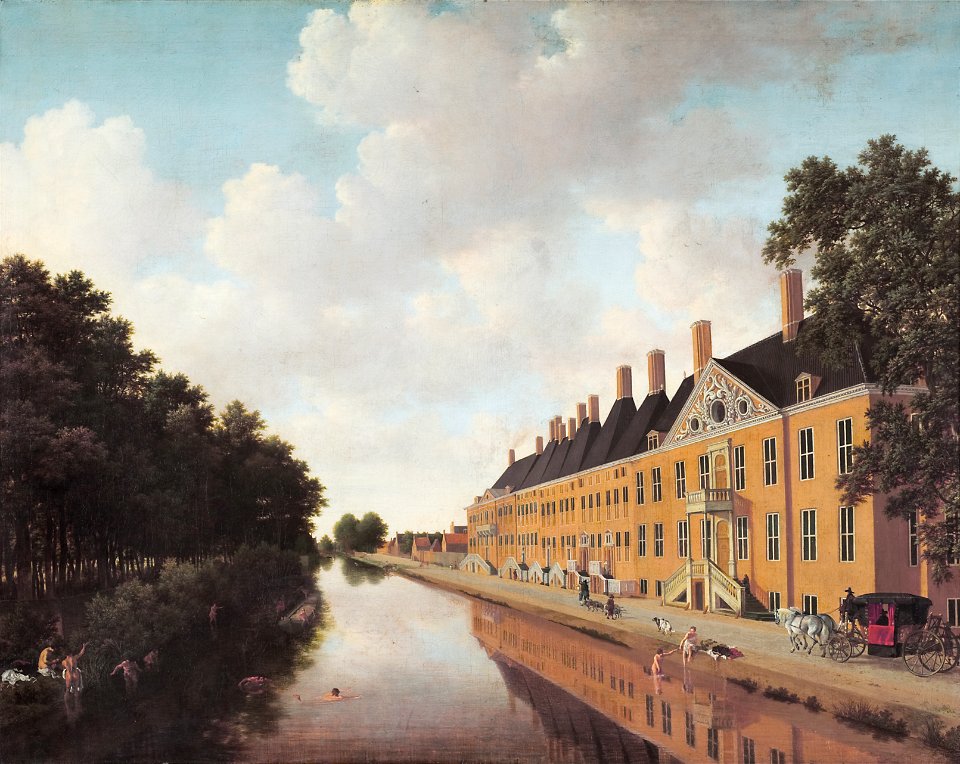 Joris van der haagen - gezicht op princessegracht ca1660