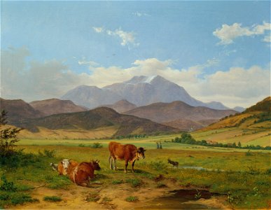 Josef Feid - Landschaft mit Schneeberg - 8158 - Österreichische Galerie Belvedere
