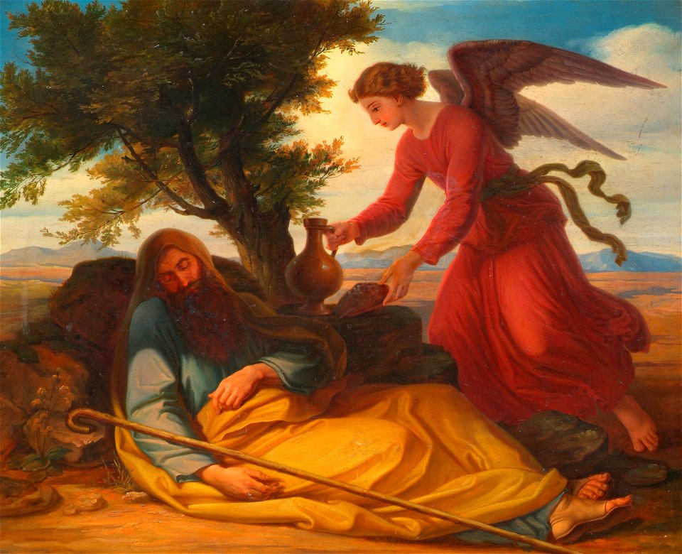 Josef Binder - Die Speisung Jakobs in der Wüste - 8612 - Österreichische Galerie Belvedere